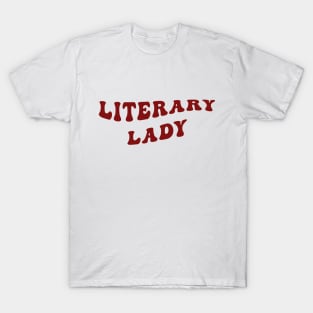 Literary Lady Quirky T-Shirt